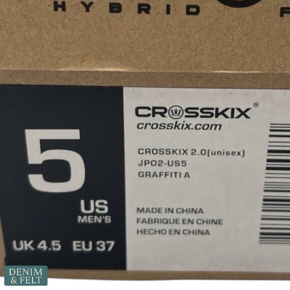Crosskix 2.0 NYC Graffiti A Water Boat Shoes Unisex Colorful NEW-NIB!! - Picture 13 of 14